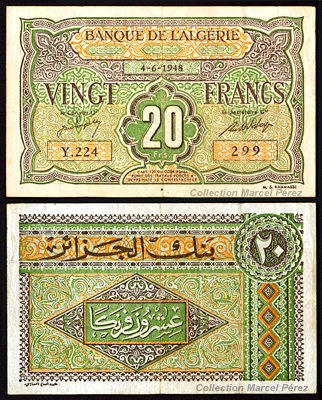 Billet de 20 francs